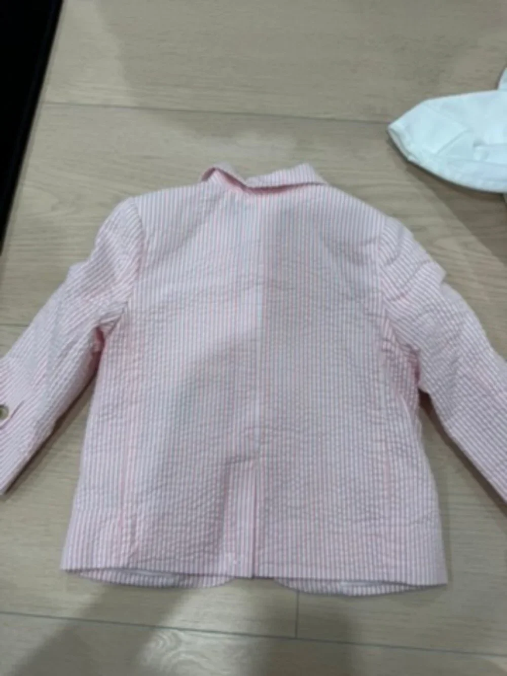 NWT Janie and Jack Pink Seersucker Blazer 2T - Picture 2 of 3